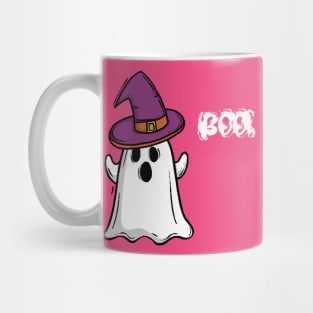 Boo Witch Hat Ghost Mug